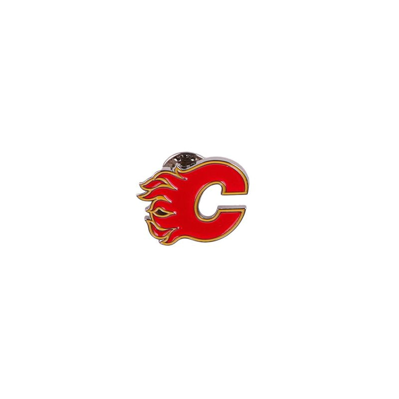 Flames Red C Pin