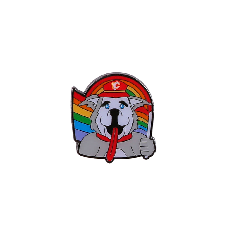 Flames Harvey Pride Pin