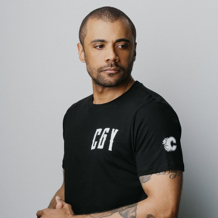 Flames JJ CGY Small Brand T-Shirt