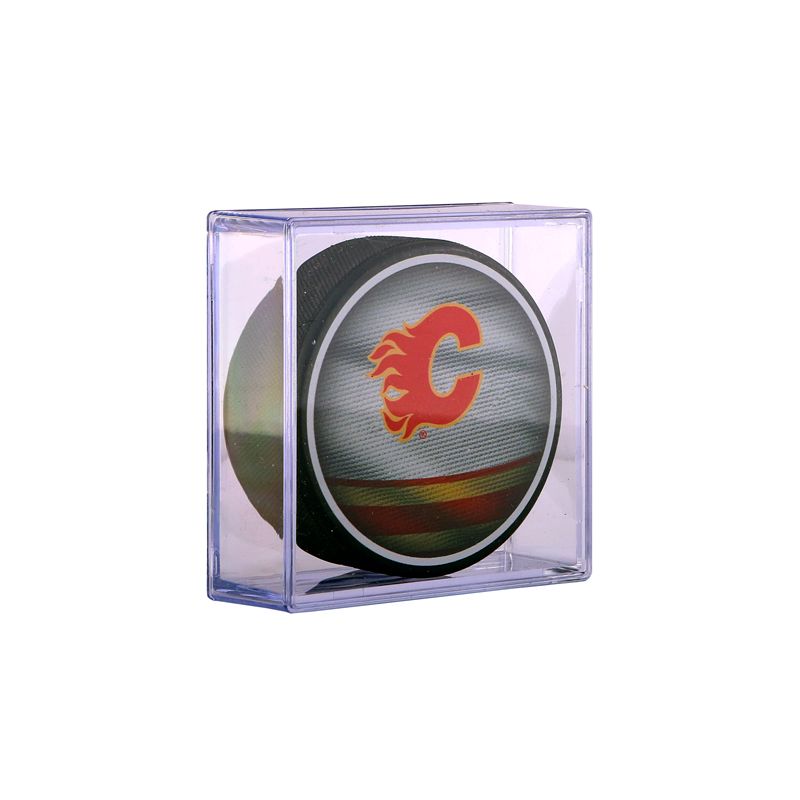 Flames Away Jersey Cubed Puck