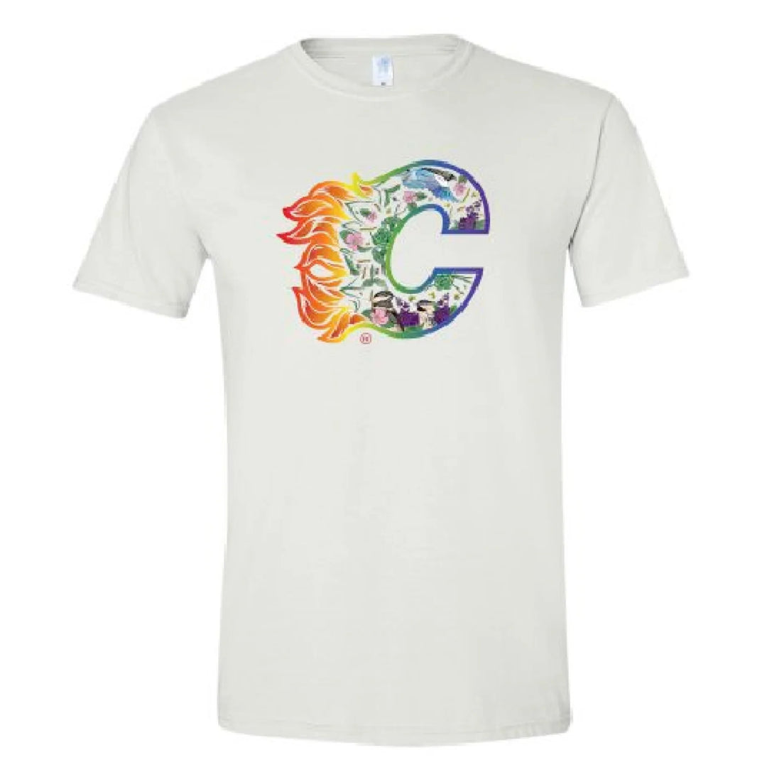 Flames Floral Pride T-Shirt