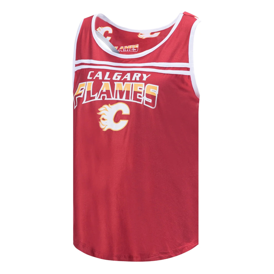 Flames Ladies All Over Lounge Tank Shirt